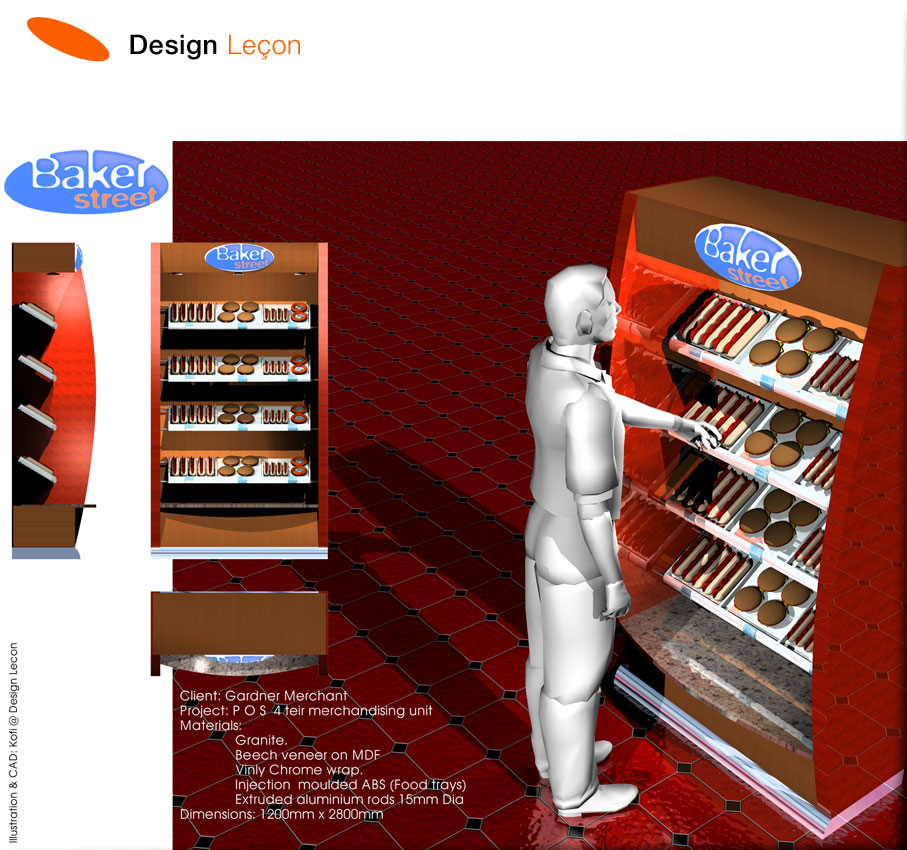 Short contract for Design Lecon: If Carlsberg made merchandising stands